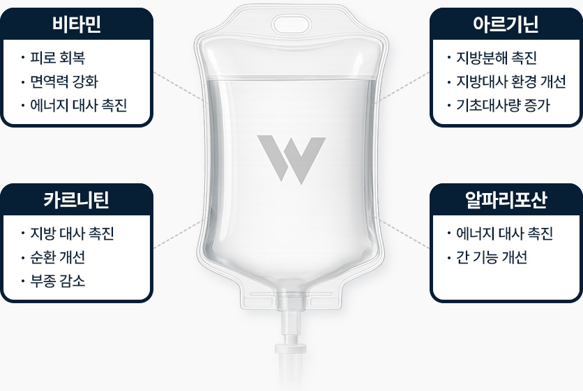 원더핏주사(바디) 지방분해주사 원더풀 다이어트 수액 다이어트수액 비타민 카르니틴 아르기닌 알파리포산