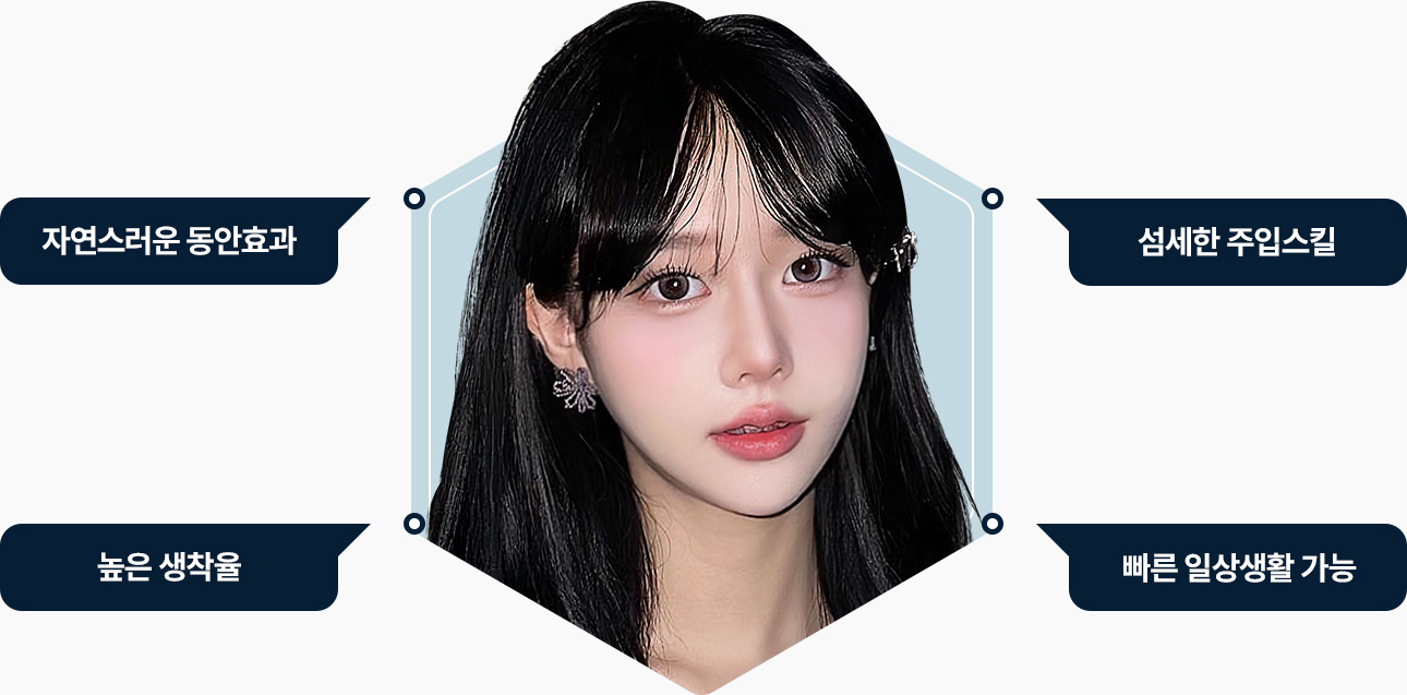 눈위지방이식 동안효과 높은 생착율 주입스킬 빠른 일상생활