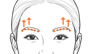 눈썹하거상술
